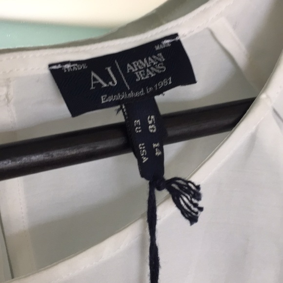 New Armani Jeans silk and cotton brand new blouse - Picture 3 of 7